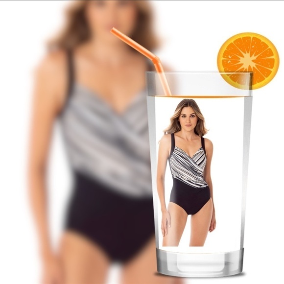 Miraclesuit Shimmer Sands Sanibel One Pc. Swimsuit. Size 10/M. D4/A1617 - Picture 1 of 13